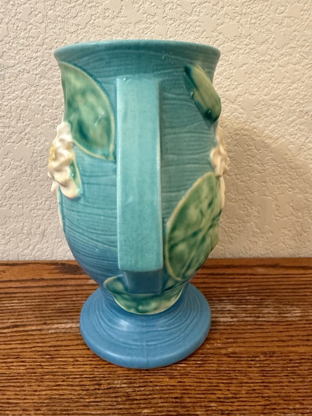 Roseville Pottery Water Lily Vase 78-9 Blue 1943 Vintage MCM Art Deco 9" - Picture 10 of 16
